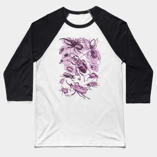 Coleoptera Beetles and Weevils J Mayson Fuchsia Baseball T-Shirt